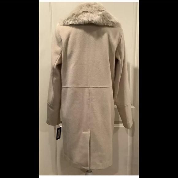 Kenneth Cole wool blend Walker coat oat XS - Picture 4 of 12